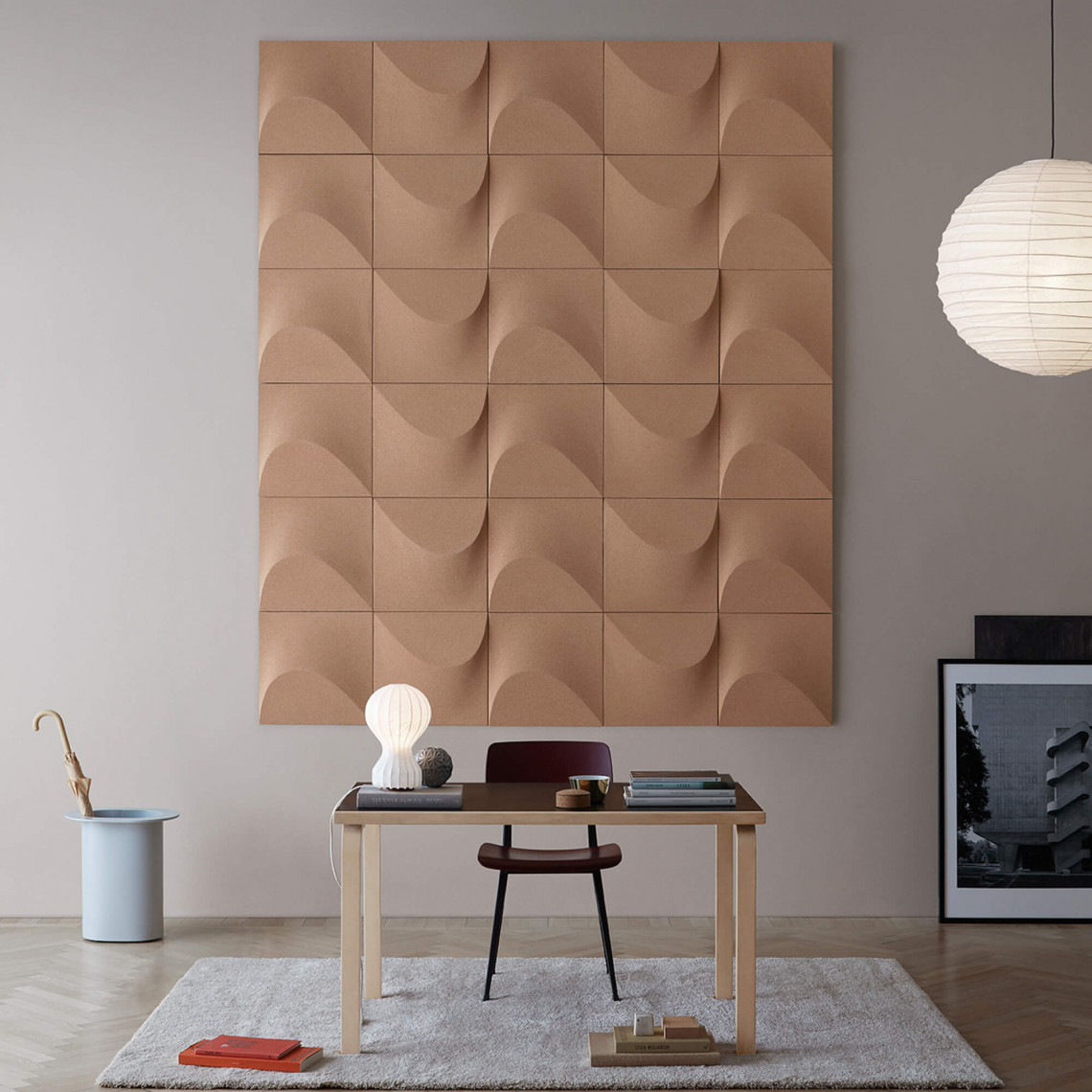 Panneau acoustique mural Sahara - Lot de 4