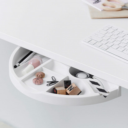 Rangement de bureau discret pour stylos & fourniture de bureau