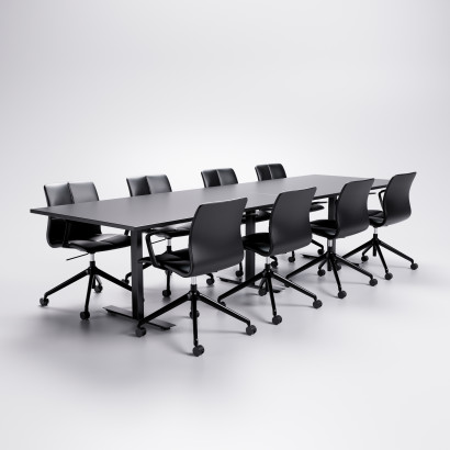 Table de réunion & chaises de bureaux Tekla