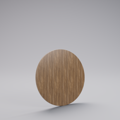 Plateau de table rond en laminé