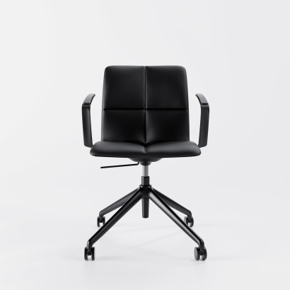 Chaise de réunion Tekla - Cuir