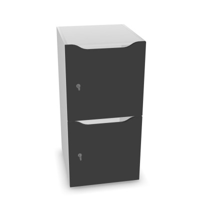 Meuble casiers Choice - 2 portes avec fente courrier