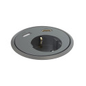 Tafelcontactdoos Powerdot 13 - 1 stopcontact, 1 USB-A, 1 HDMI