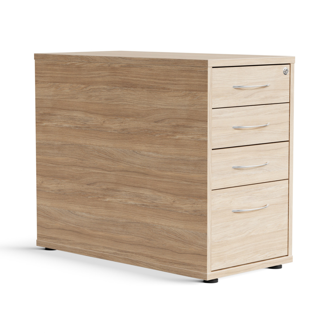 Ladeblok Modea - 3 lades + 1 maplade, 80 cm diep