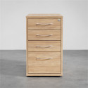 Ladeblok Modea - 3 lades + 1 maplade, 80 cm diep