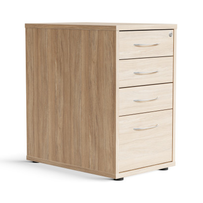 Ladeblok Modea - 3 lades + 1 maplade, 60 cm diep