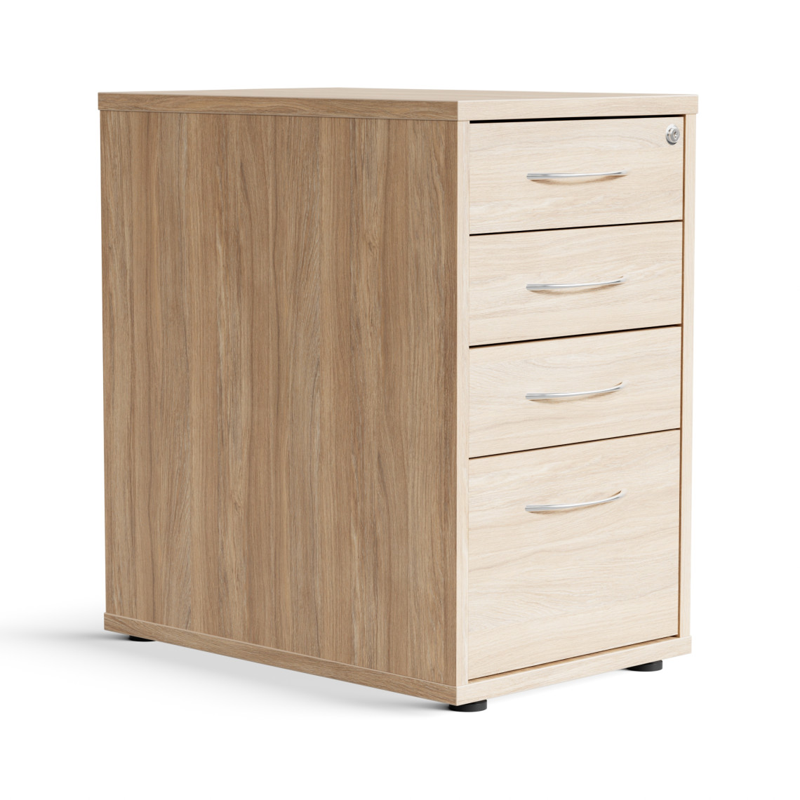 Ladeblok Modea - 3 lades + 1 maplade, 60 cm diep