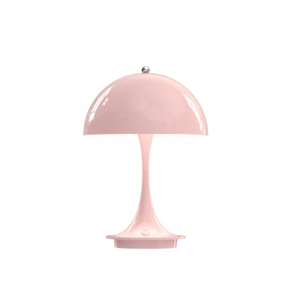 Tafellamp Panthella Portable Metaal - Pale Rose