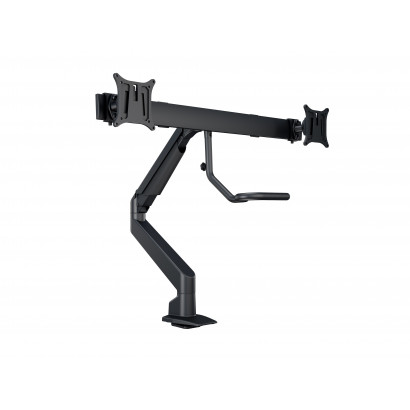 Monitorarm M VESA Gas Lift Arm Duo Crossbar - Zwart, voor 2 schermen