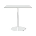 Cafétafel Vierkant - Rond kolomonderstel