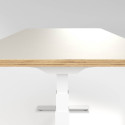 Höj och sänkbart skrivbord Premium Plus - Linoleum, 140x70 cm