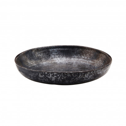 Schaal Pion - Ø19 cm, Zwart/bruin