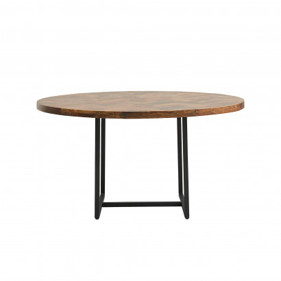 Eettafel Kant - rond tafelblad