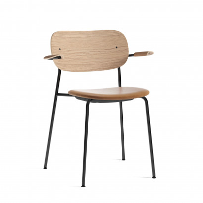 Stoel Co Chair- Gestoffeerde zitting, armleuning