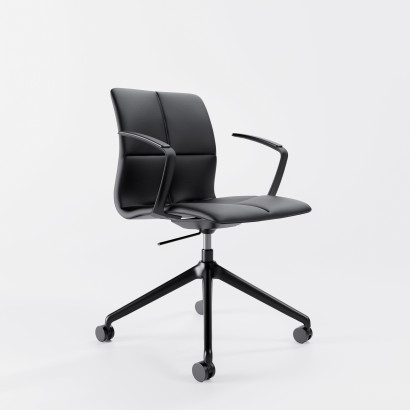 Vergaderstoel Tekla - leer