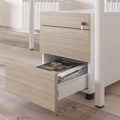 Ladeblok Nova - 2 lades en 1 pennenlade